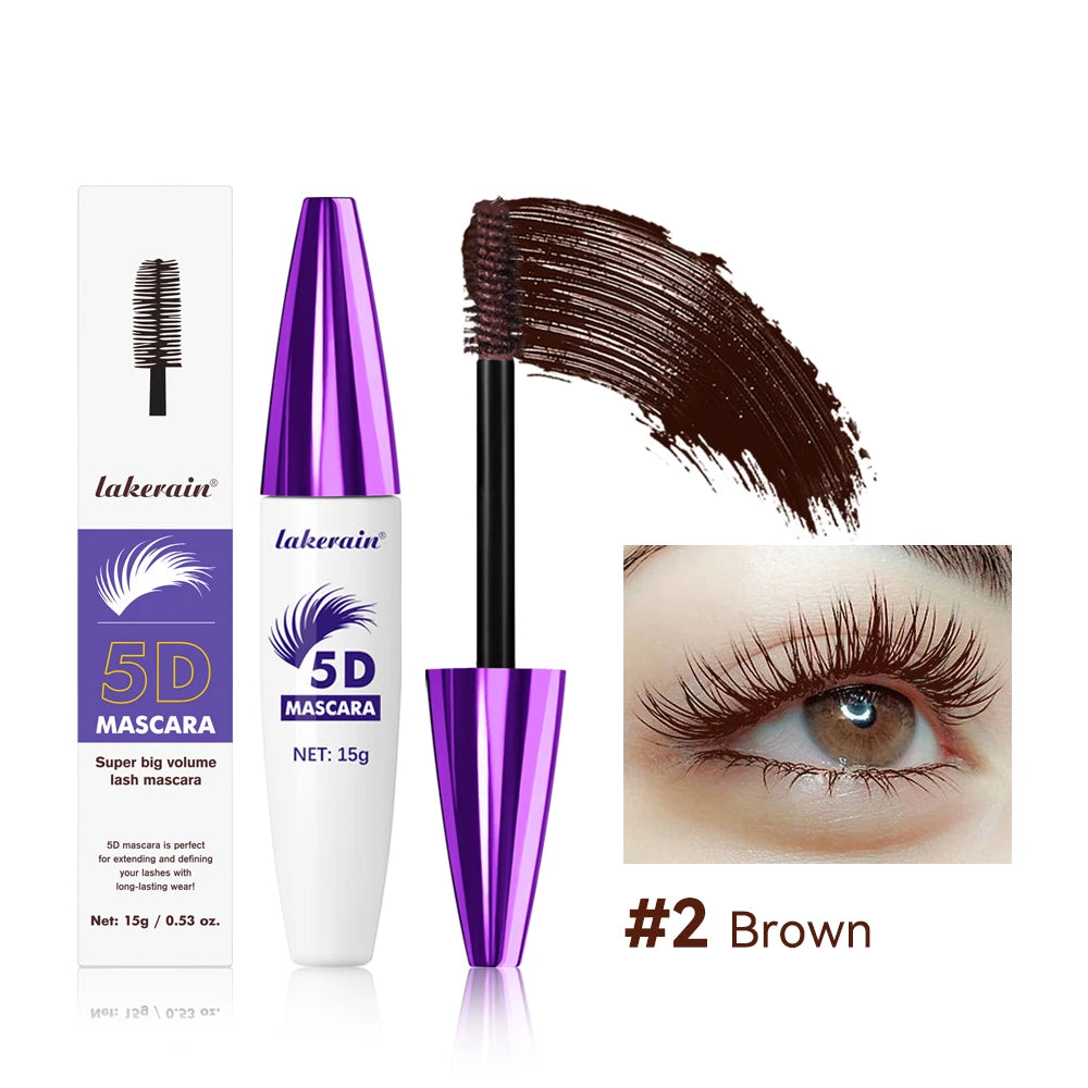 5D Waterproof Lengthening Mascara Volumizing Eyelash Cosmetics
