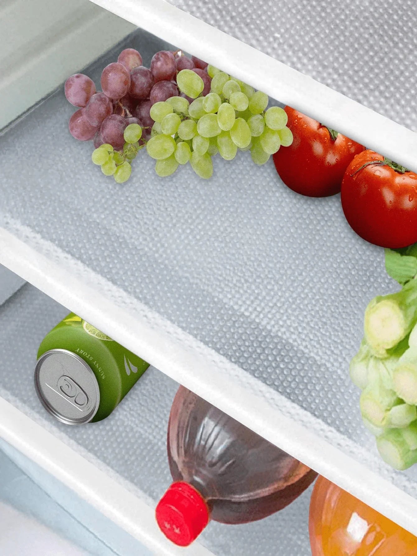 4 Pack Refrigerator Shelf Liners Washable Waterproof Fridge Mats