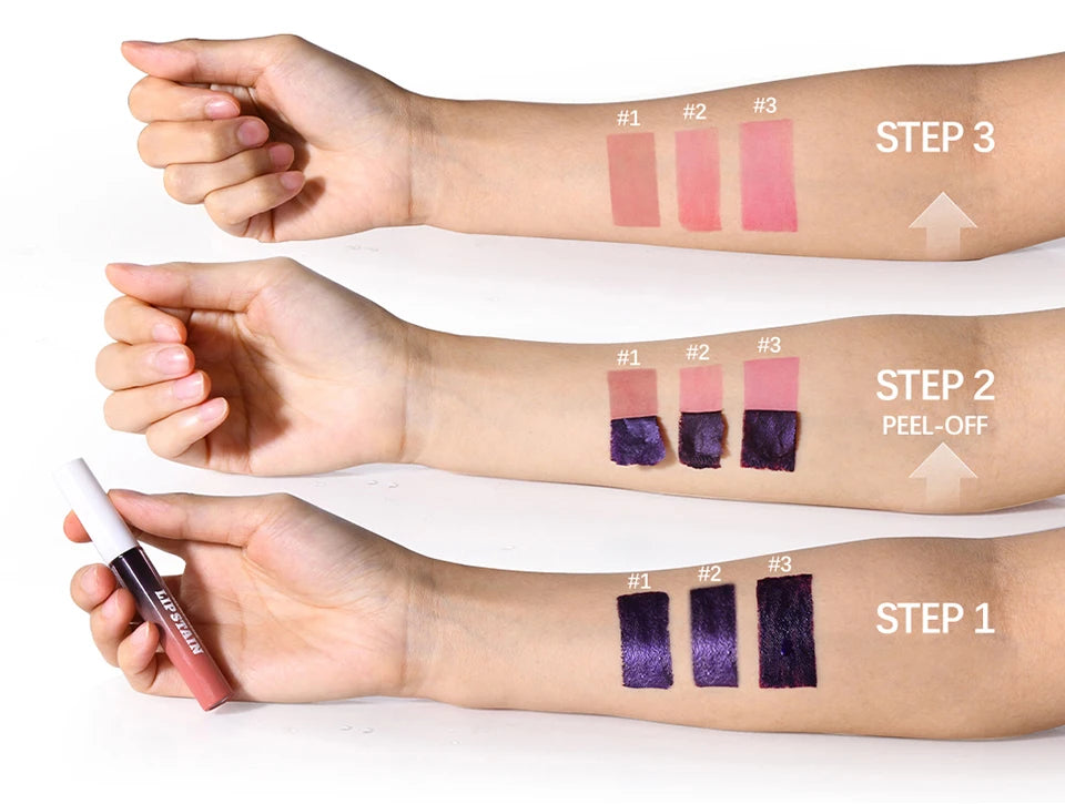 Peel Off Lip Gloss Long Lasting Waterproof Lip Tint Stain
