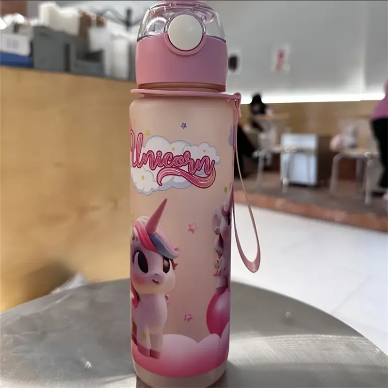 Fantia 700ml BPA Free Space Cup Portable Water Bottle with Straw - 19