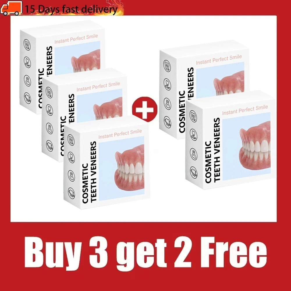 Soft Silicone Dentures Full Set Upper And Lower False Teeth