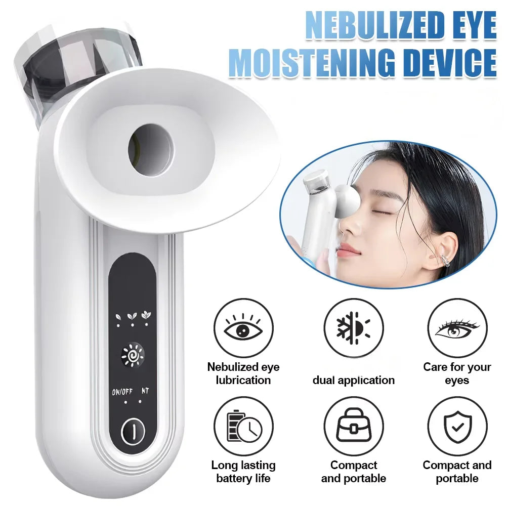 2 in 1 Portable Eye Mist Steam Sprayer Facial Moisturizing Steamer - 7