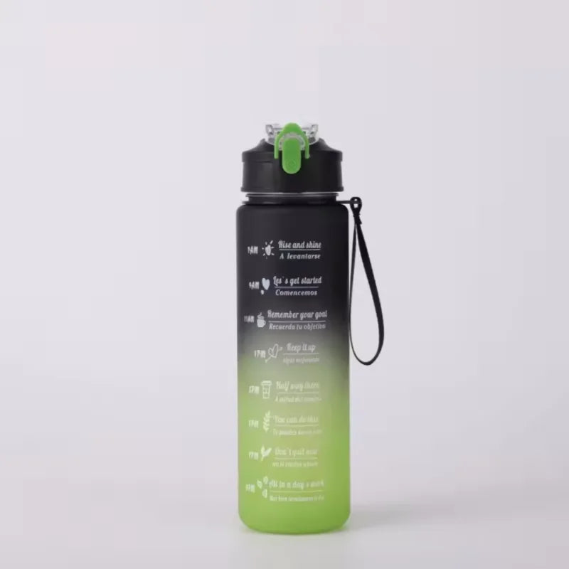 750ml Motivational Sports Water Bottle Leak Proof Fitness Hydration Cup - 11