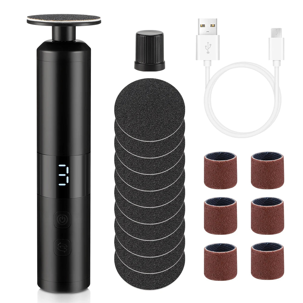 Electric Foot Callus Grinder Pedicure Tool Dead Skin Remover - 1