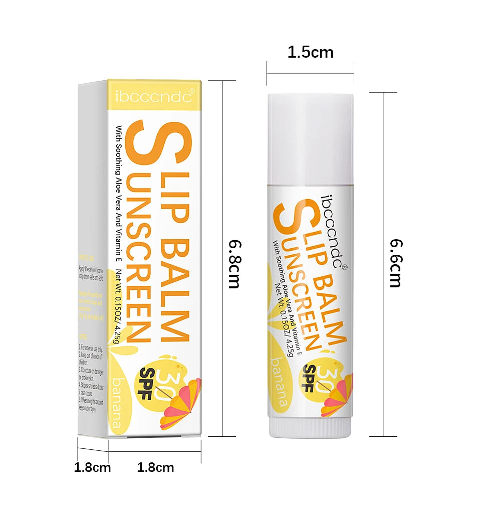 Sunscreen Lip Balm SPF30 Moisturizing UV Protection Lip Care