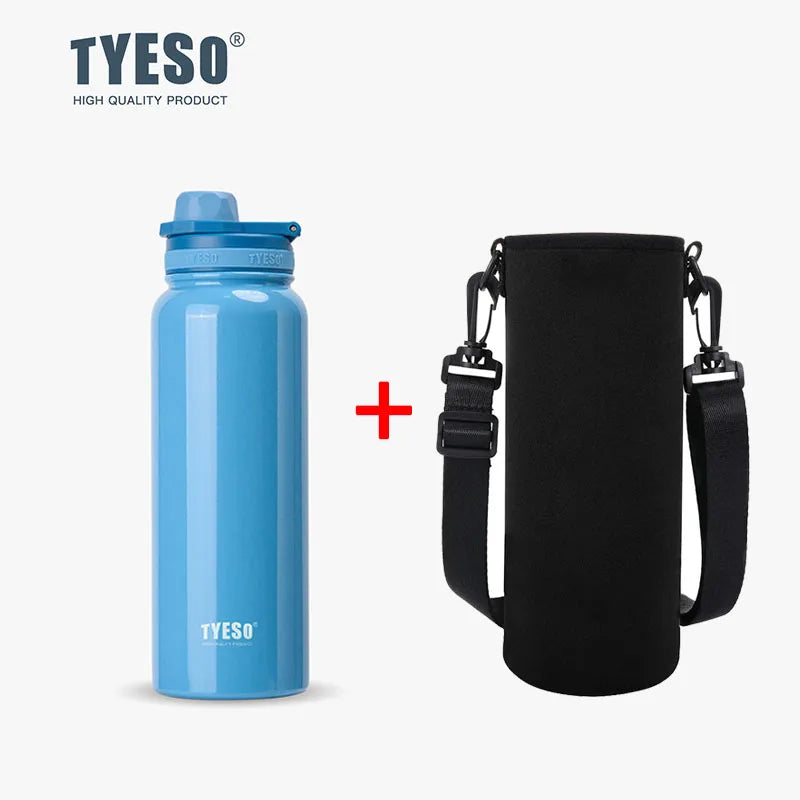 TYESO Stainless Steel Vacuum Insulated Water Bottle Travel Flask
