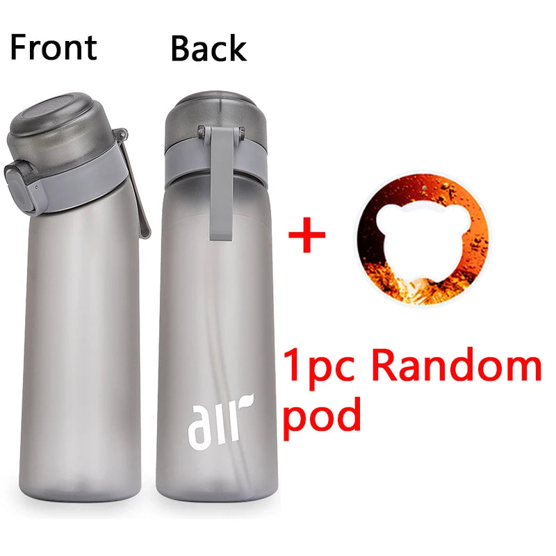 800ml Scented Water Bottle Portable Flavor Pod Sports Hydration Cup - 26