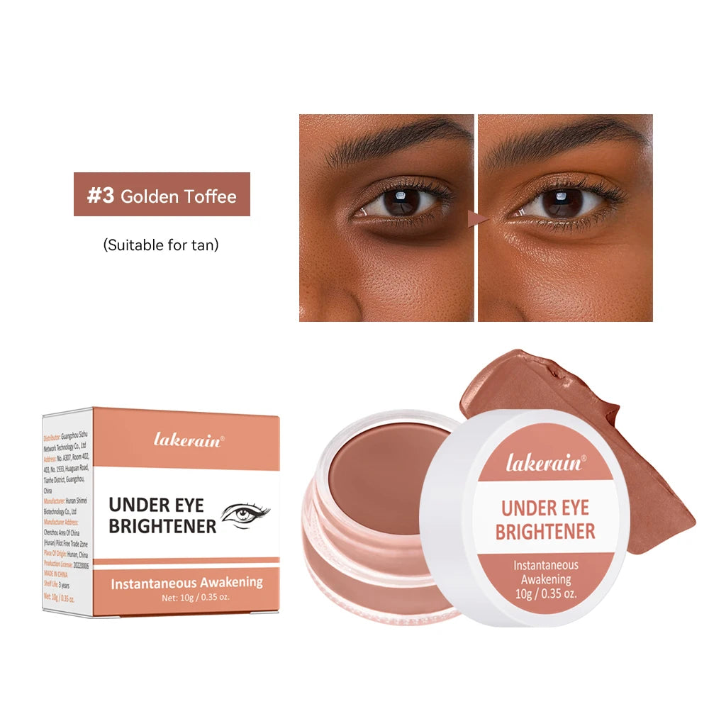 Lakerain Under Eye Brightener Hydrating Concealer Cream