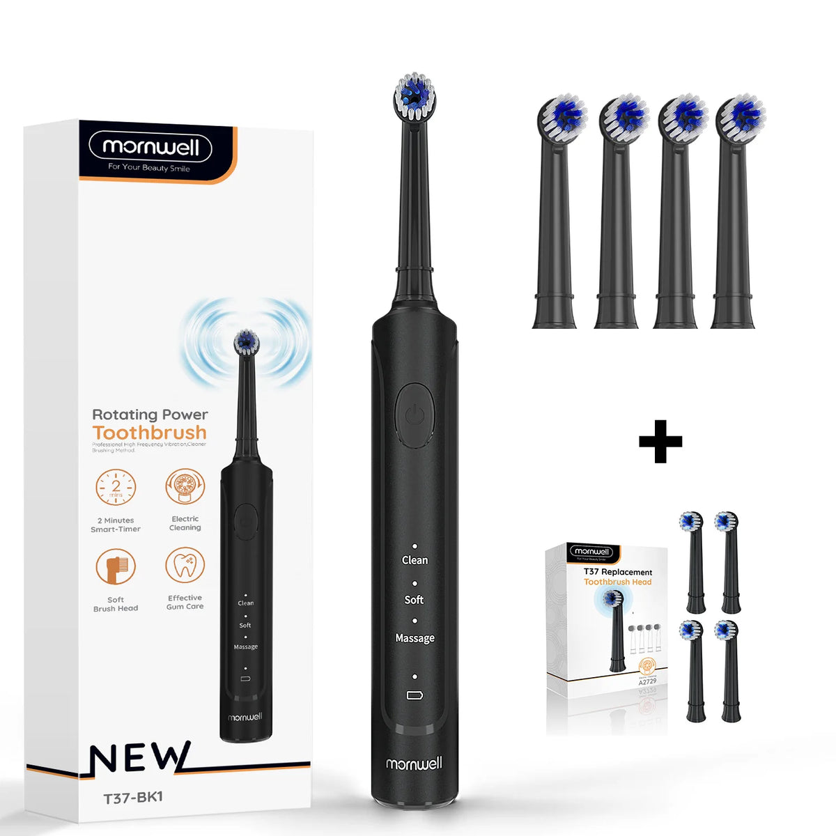 Electric Toothbrush Rechargeable Sonic Adult Toothbrush