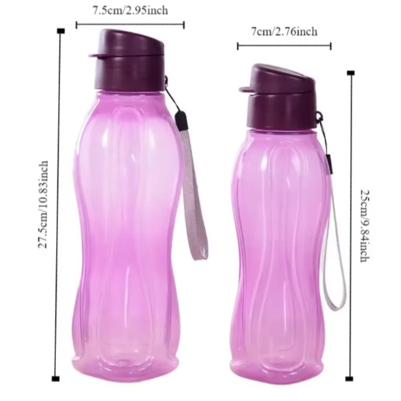 Large Capacity Sports Water Bottle Leak Proof Travel Fitness Kettle