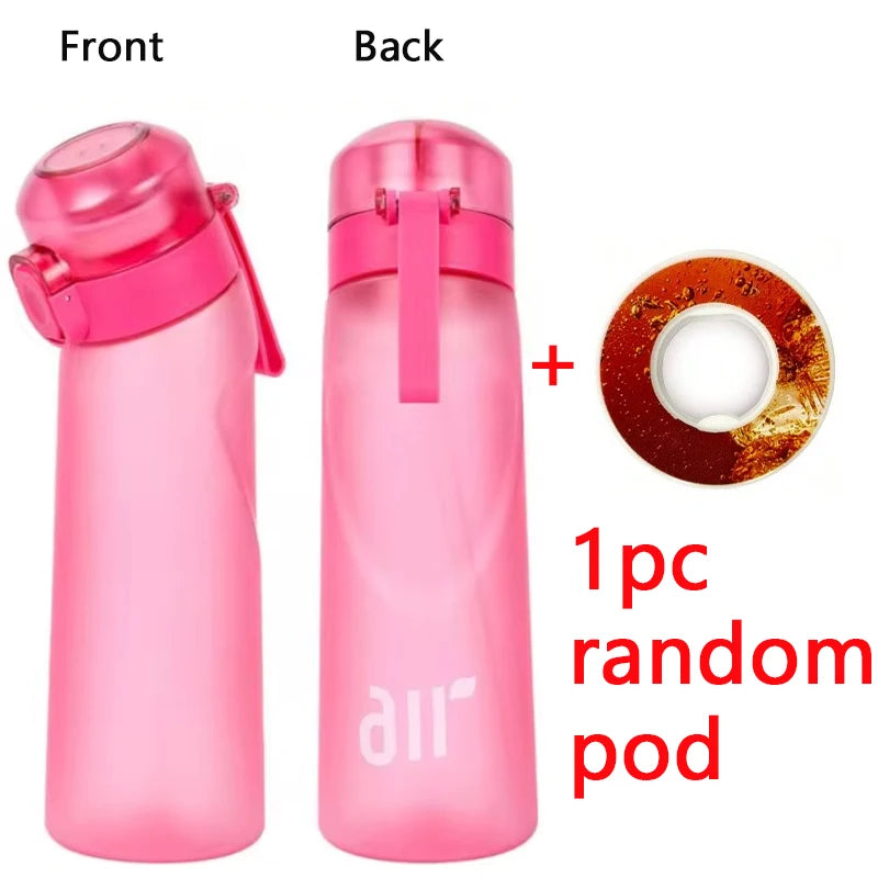 Aromatherapy Sport Water Bottle with Flavor Pods Leak Proof Straw Cup - 15