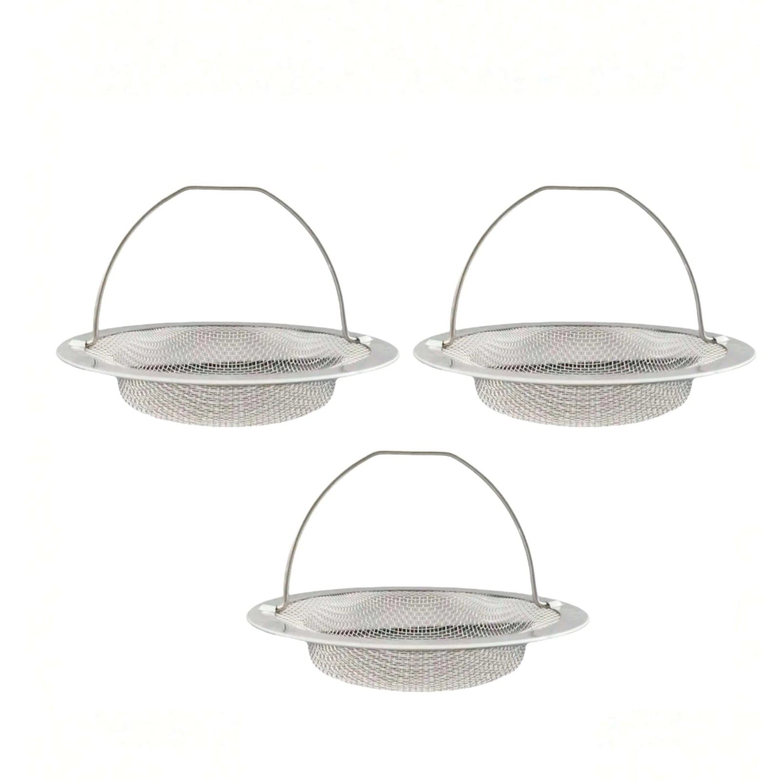 Stainless Steel Kitchen Sink Strainer and Drain Filter Basket with Handle