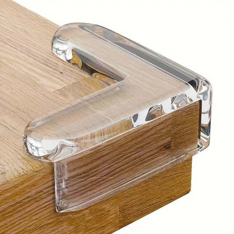 Baby Safety Corner Guards Clear Silicone Table Edge Protectors - 3