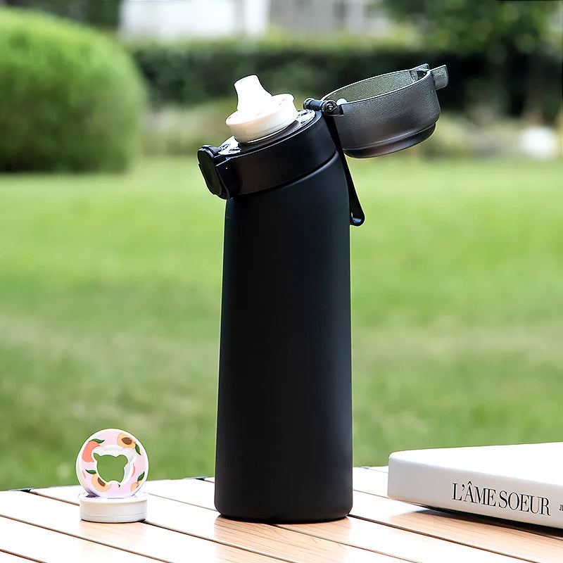 800ml Scented Water Bottle Portable Flavor Pod Sports Hydration Cup - 8