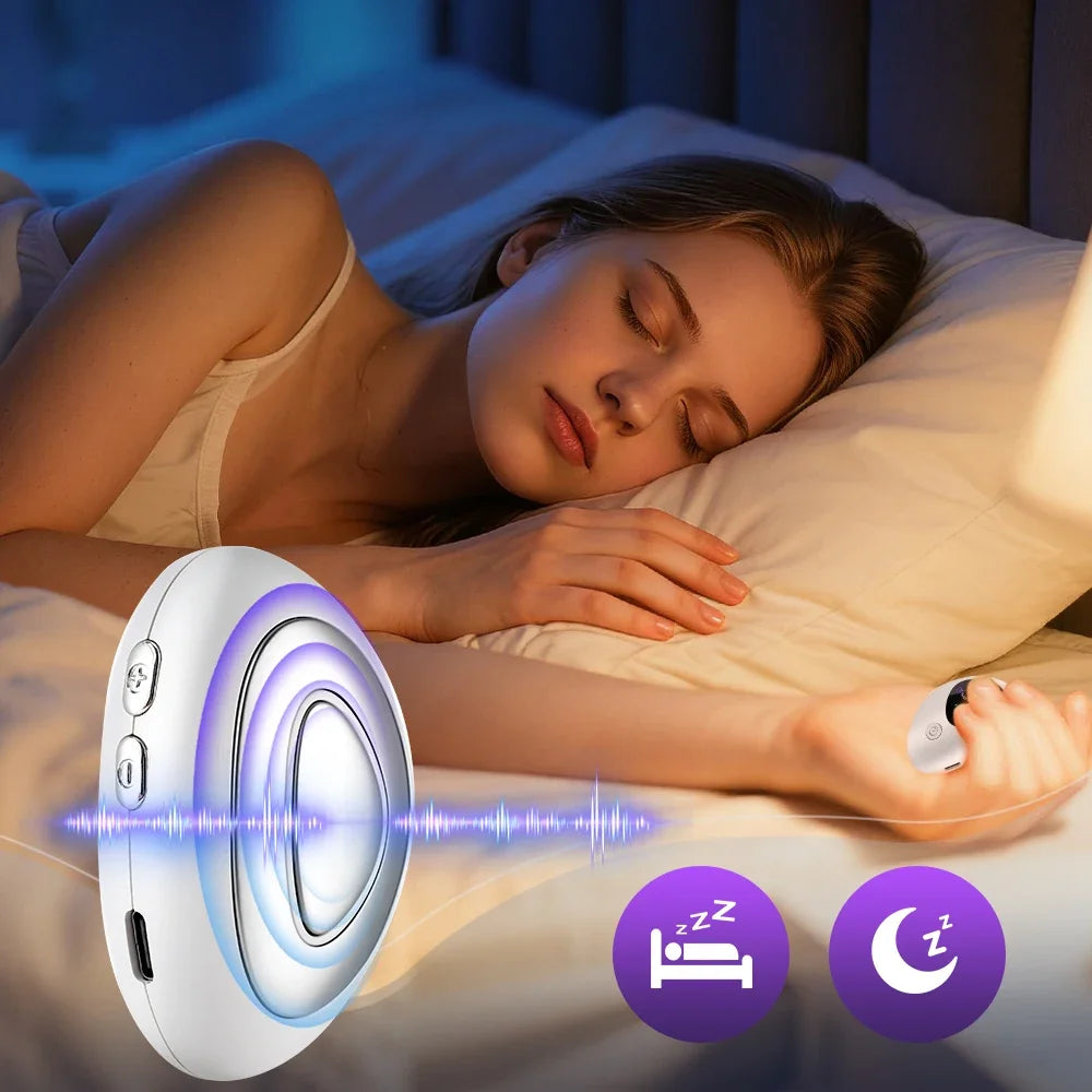 Microcurrent Sleep Aid Device CES Palm Massager for Insomnia Relief - 1