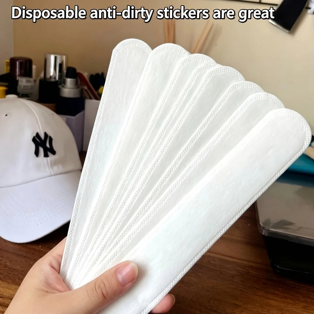 Hat Sweat Absorber Pads Adhesive Liner Bands for Cap Sweat Protection - 2