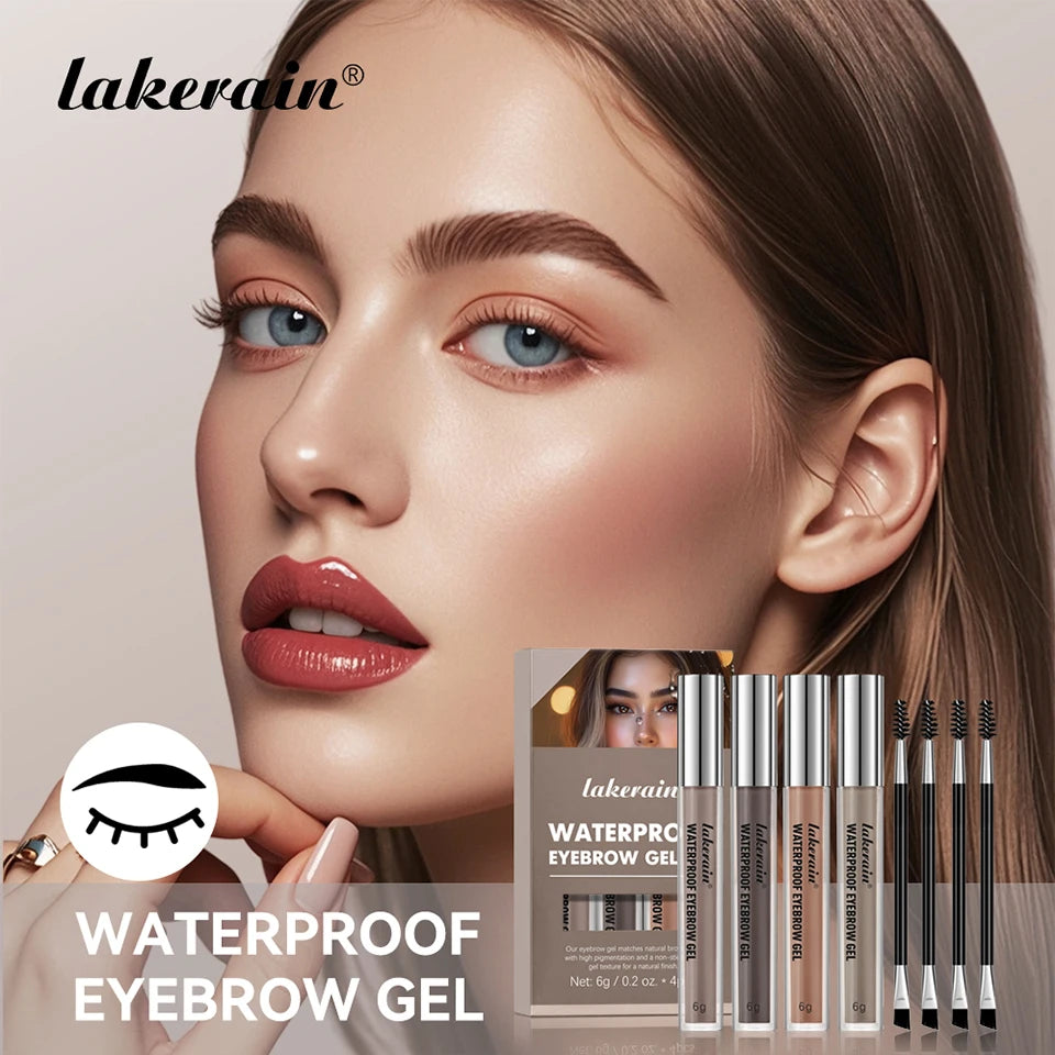 Waterproof Eyebrow Gel Set Long Lasting Liquid Tint Makeup