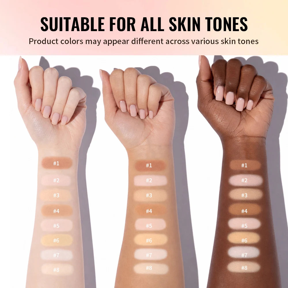 Soft Matte Pressed Powder Oil Control Setting Powder Face Makeup - 6