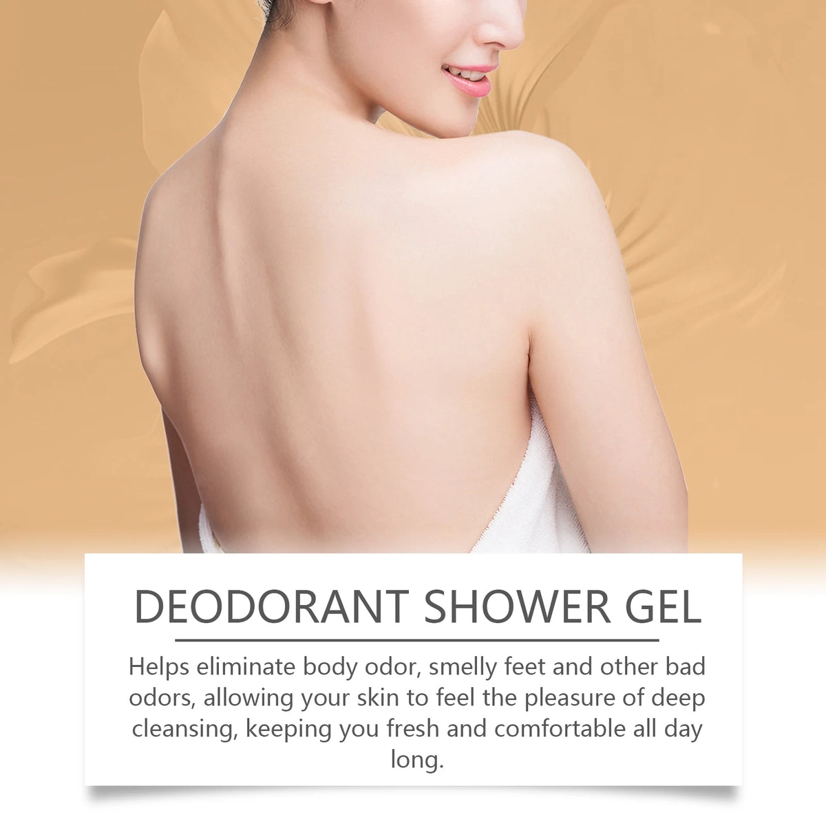 Persimmon Body Wash Exfoliating Oil Control Shower Gel Odor Remover