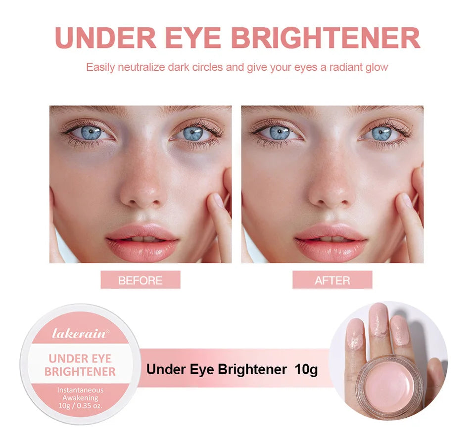 Lakerain Under Eye Brightener Hydrating Concealer Cream