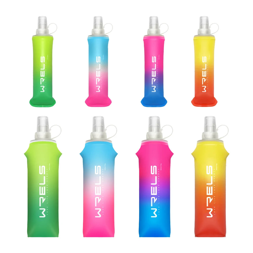 Collapsible Soft Flask Water Bottle TPU Running Hydration Pack