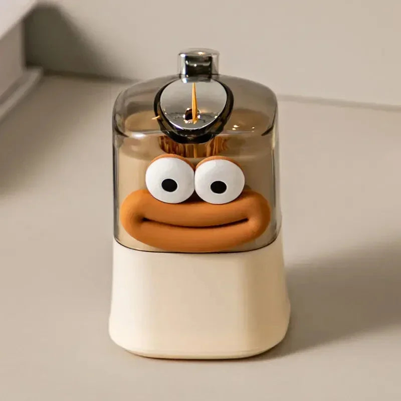 Automatic Pop-Up Toothpick Dispenser Cartoon Table Toothpick Holder