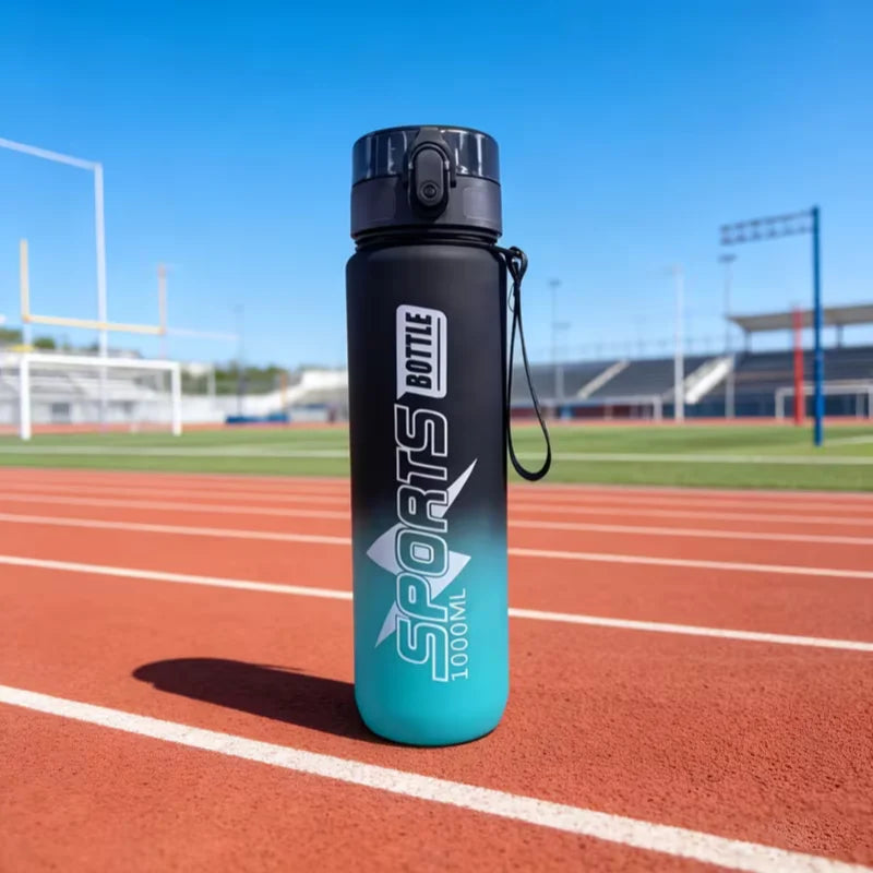 1000ml Gradient Sports Water Bottle Leak Proof Gym Sippy Cup - 10