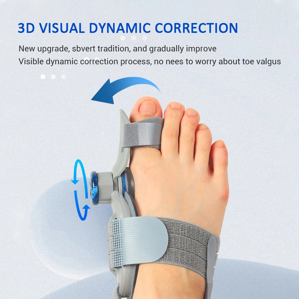Adjustable Toe Straightener Bunion Corrector Splint - 4