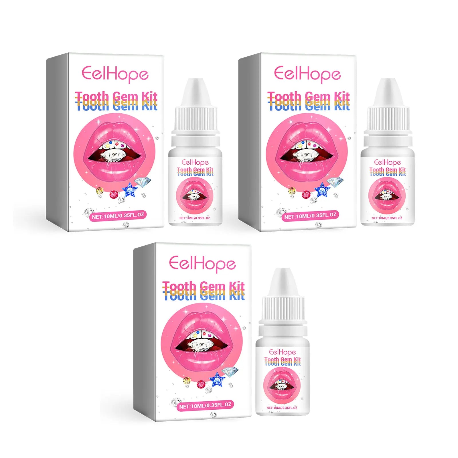 DIY Tooth Gems Kit Crystal Jewelry Teeth Decoration Set - 18