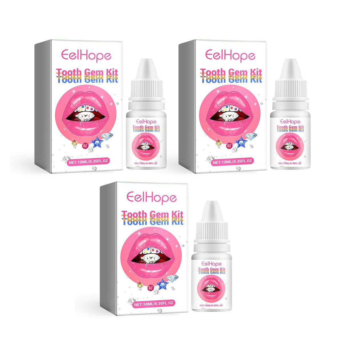 DIY Tooth Gems Kit Crystal Jewelry Teeth Decoration Set
