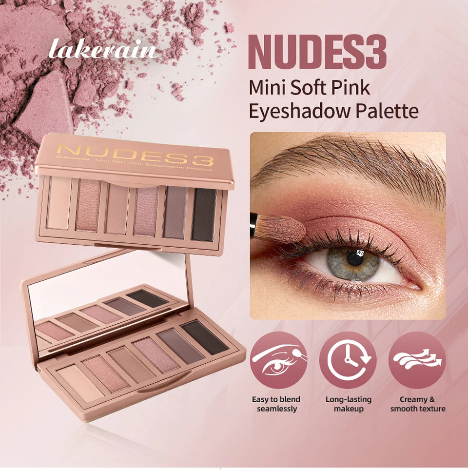 Eyeshadow Palette Long Lasting Neutral Matte Shimmer Eye Makeup - 7