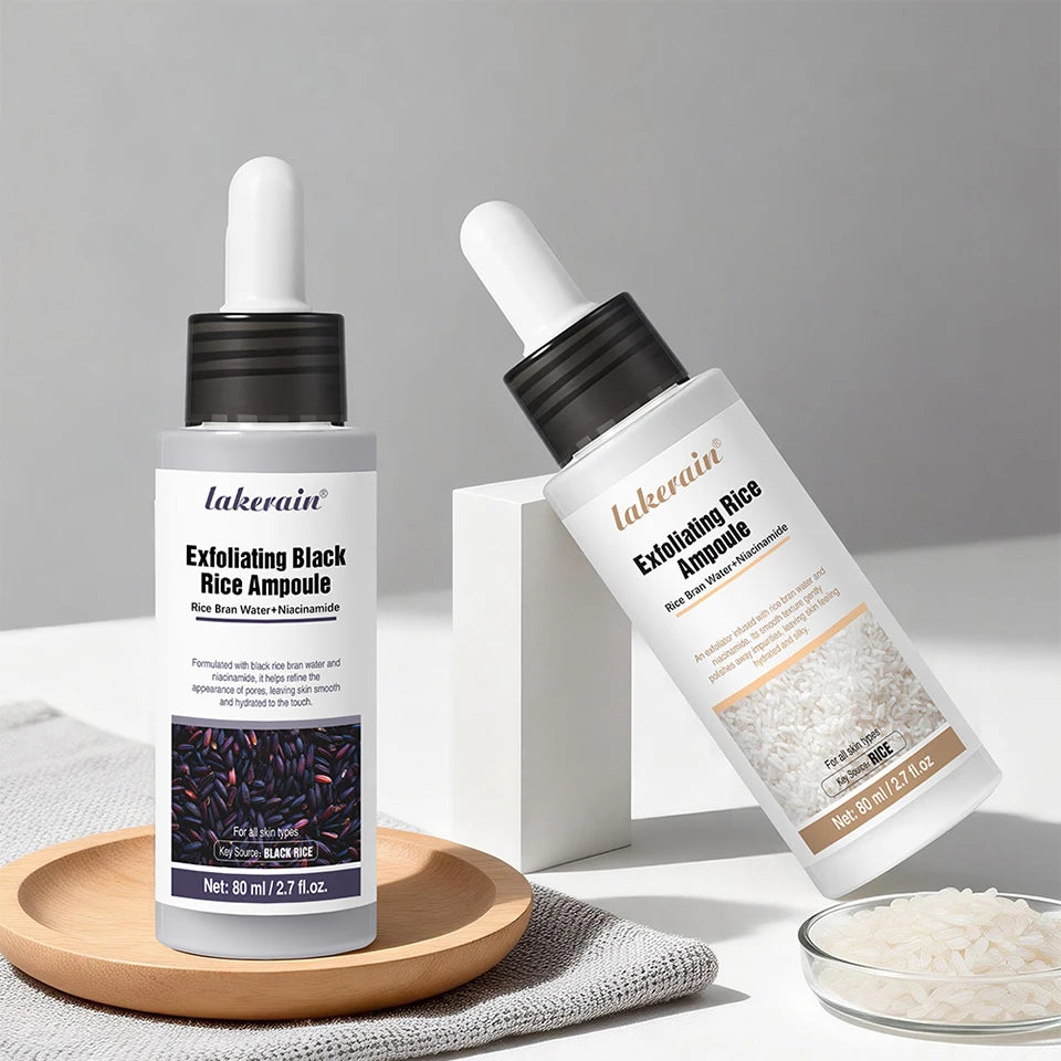 White Black Rice Exfoliating Serum Peeling Hydrating Toner - 19