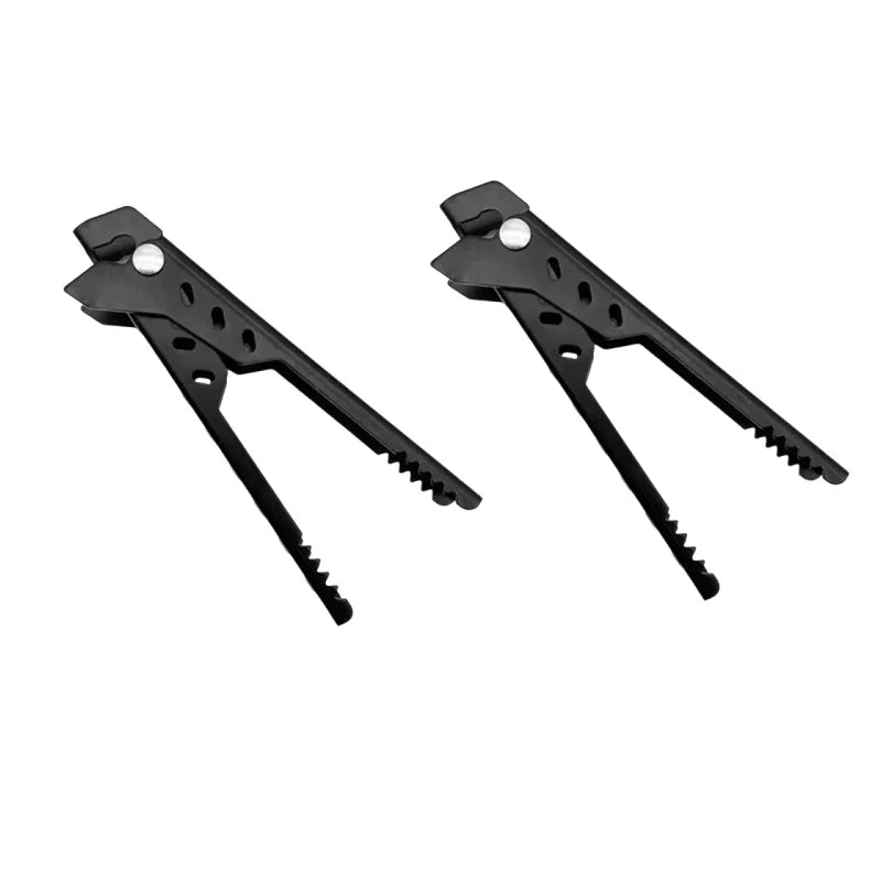 Camping Pot Gripper Portable Hot Pan Clip Anti Scald Bowl Tong Tool - 11