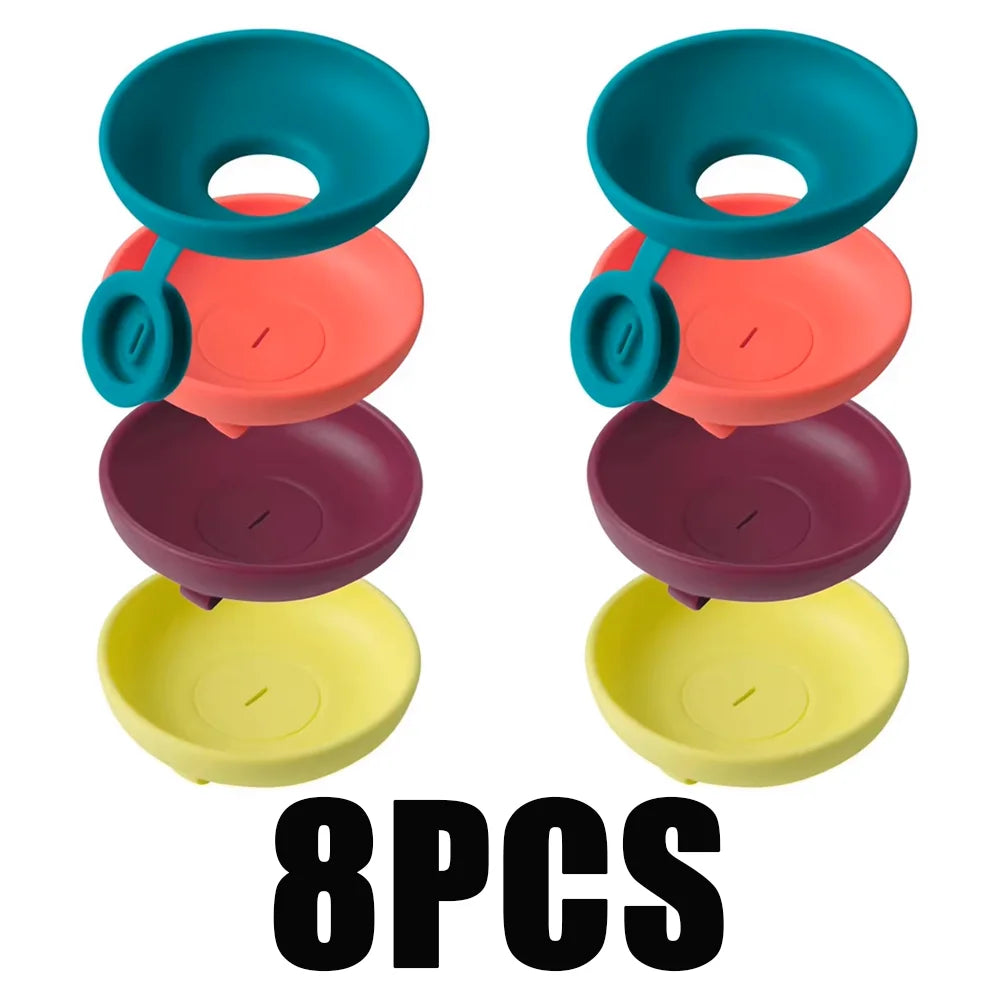 Drip Free Popsicle Holder Silicone Reusable Ice Cream Catcher for Kids