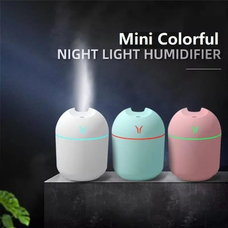 250ml Mini USB Humidifier Aroma Essential Oil Diffuser Mute Mist Maker
