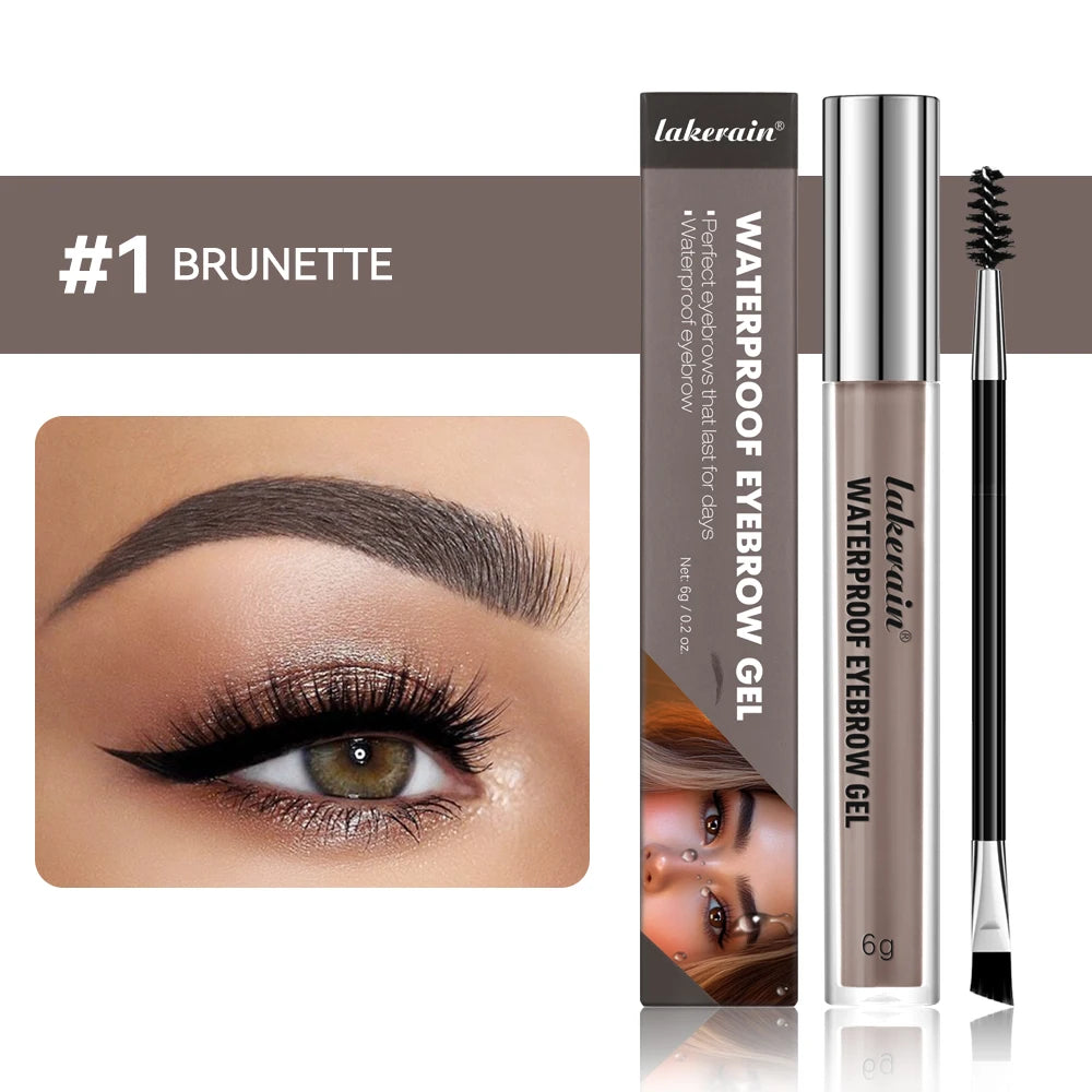 Waterproof Eyebrow Tint Gel Long Lasting Natural Look - 18