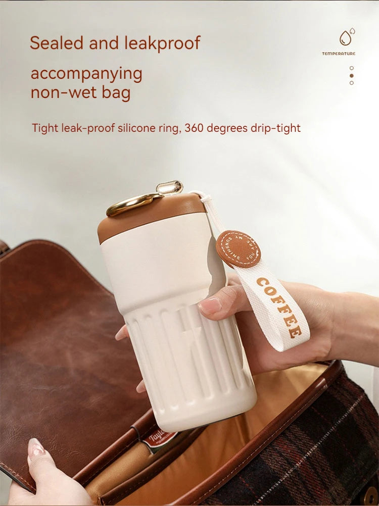 Smart Stainless Steel Coffee Mug with LED Temperature Display Travel Flask - 15