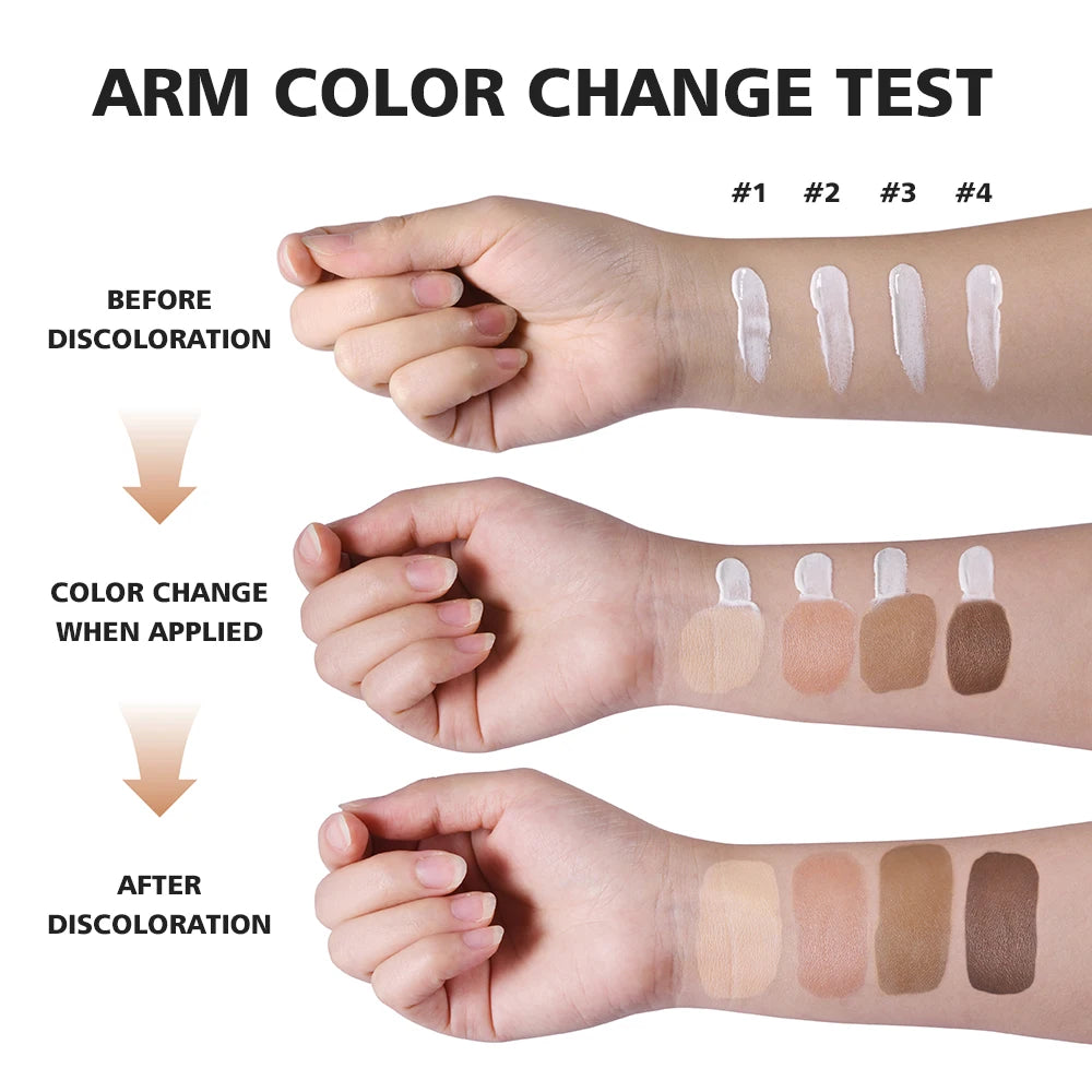 Color Changing Liquid Foundation & Skin Tone Adapting Concealer - 6