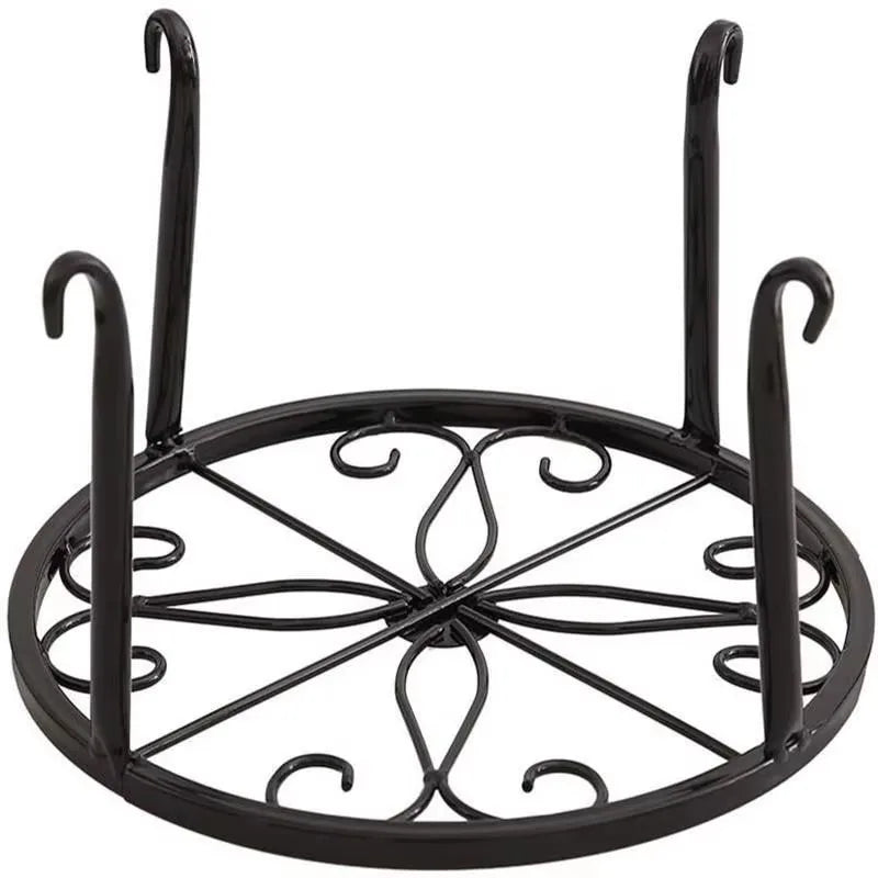 Floor Standing Iron Flower Pot Rack Indoor Balcony Plant Stand