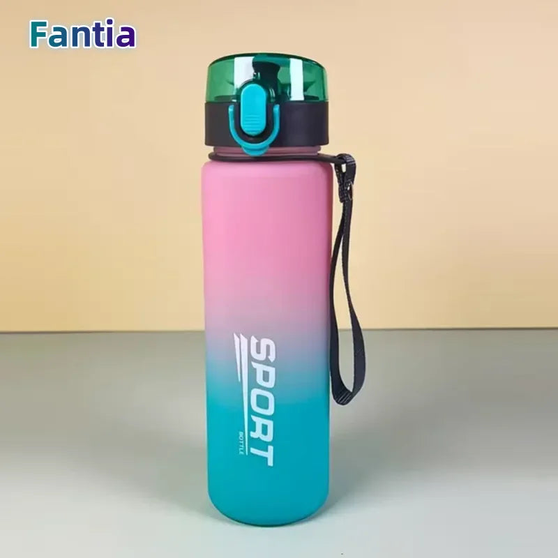 Fantia Leak Proof Sports Water Bottle BPA Free Fitness Hiking Jug 560ml - 1