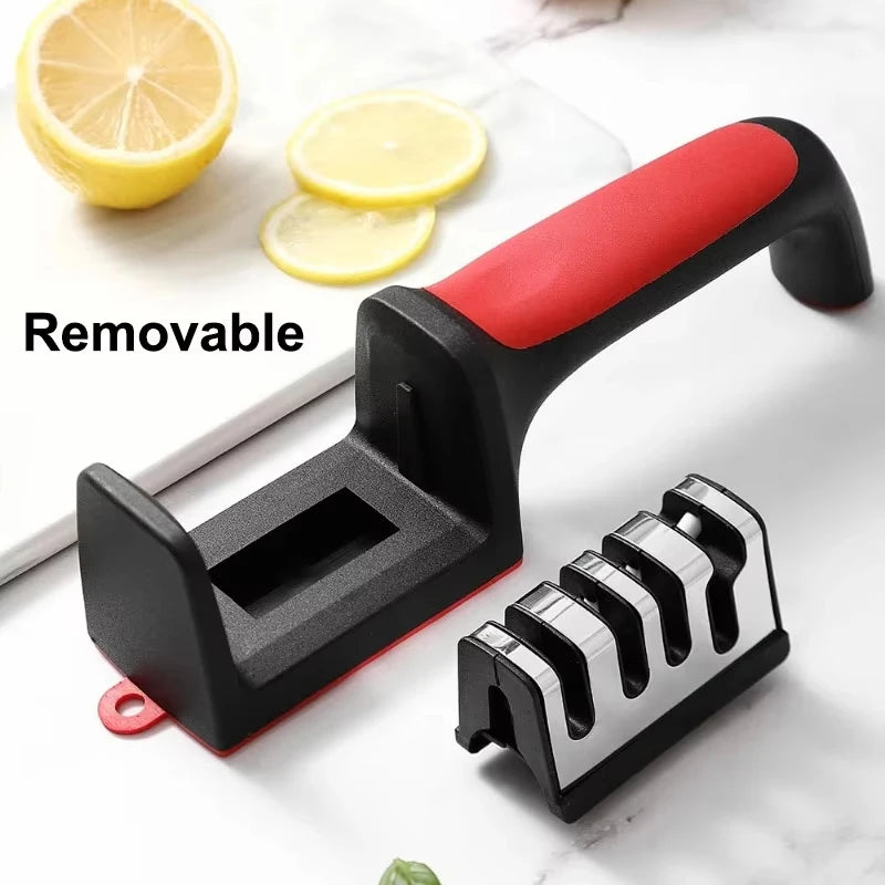 3-Stage Professional Knife Sharpener Kitchen Tool for Knives and Scissors - 7