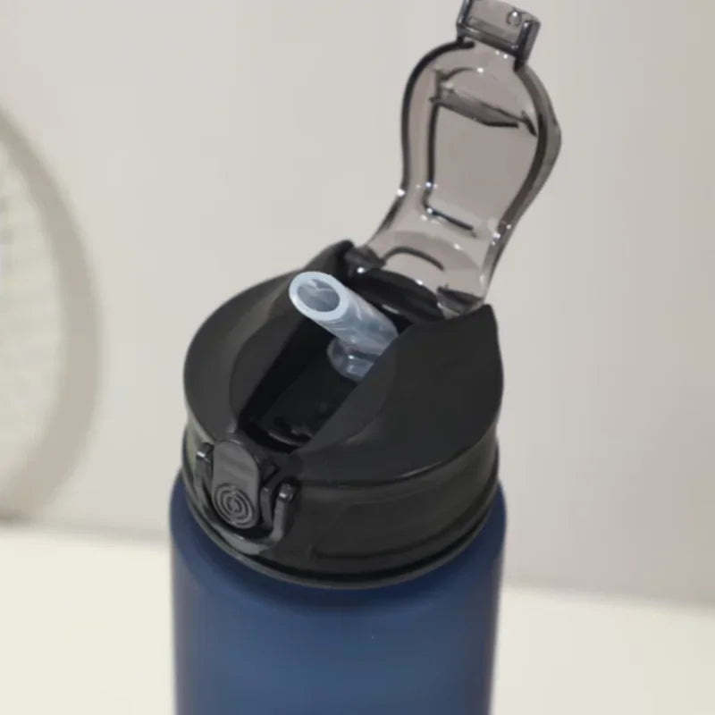 750ml Leak Proof Sports Water Bottle BPA Free Fitness Gym Travel Jug