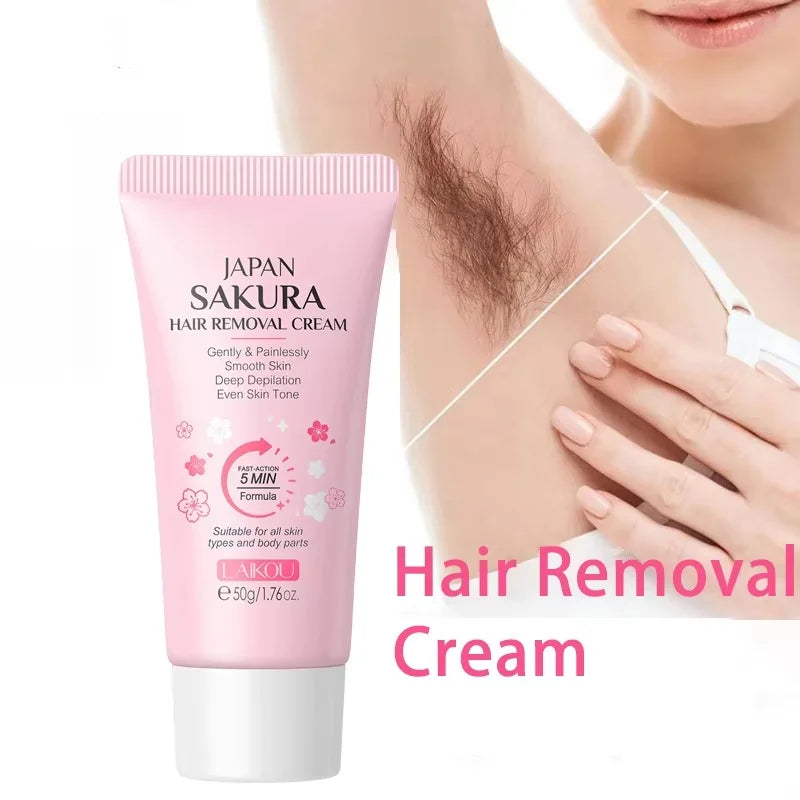 Eelhoe Hair Removal Cream Painless Body Epilator and Growth Inhibitor - 1