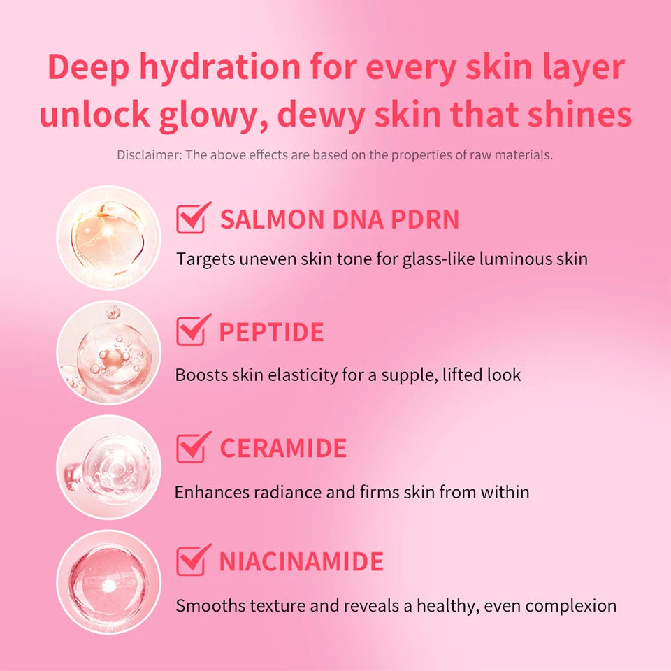 PDRN Pink Niacinamide Milky Toner Hydrating Facial Lotion
