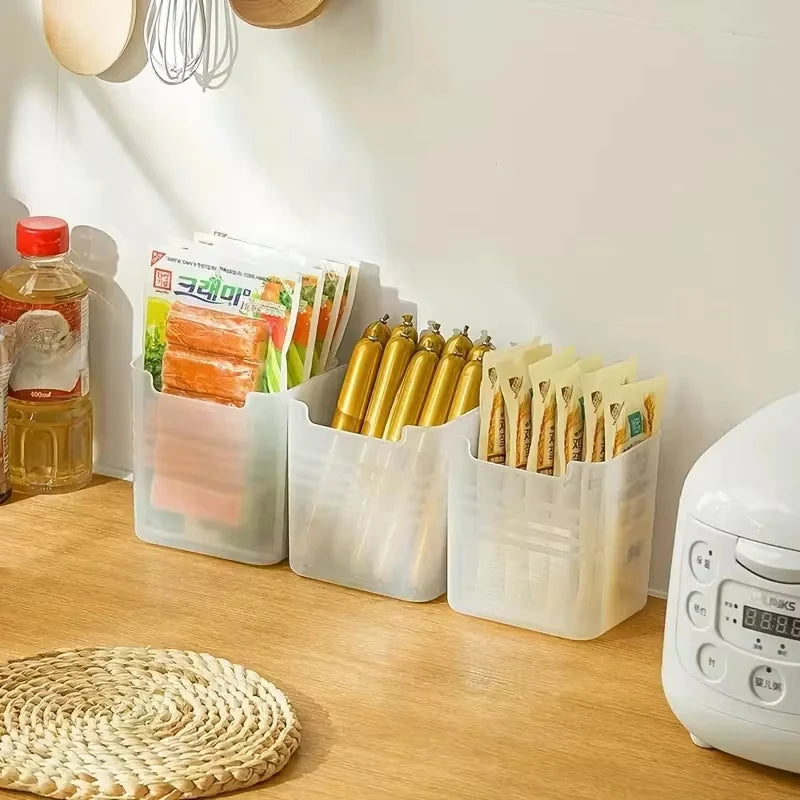 Fridge Side Door Storage Bins Kitchen Food Organizer Containers Set - 7