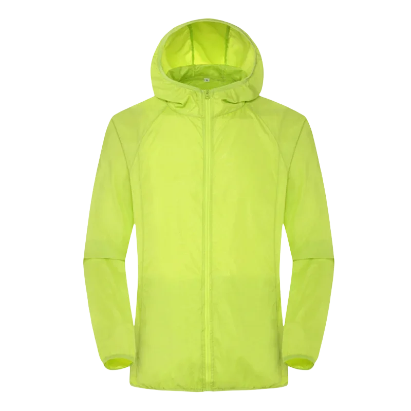 Unisex Lightweight Rain Jacket Waterproof Sun Protection Windbreaker - 10