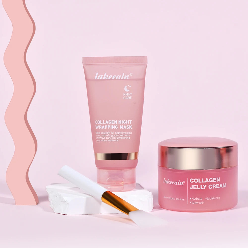Collagen Jelly Cream Peel-Off Overnight Mask Hydrating Firming Skincare