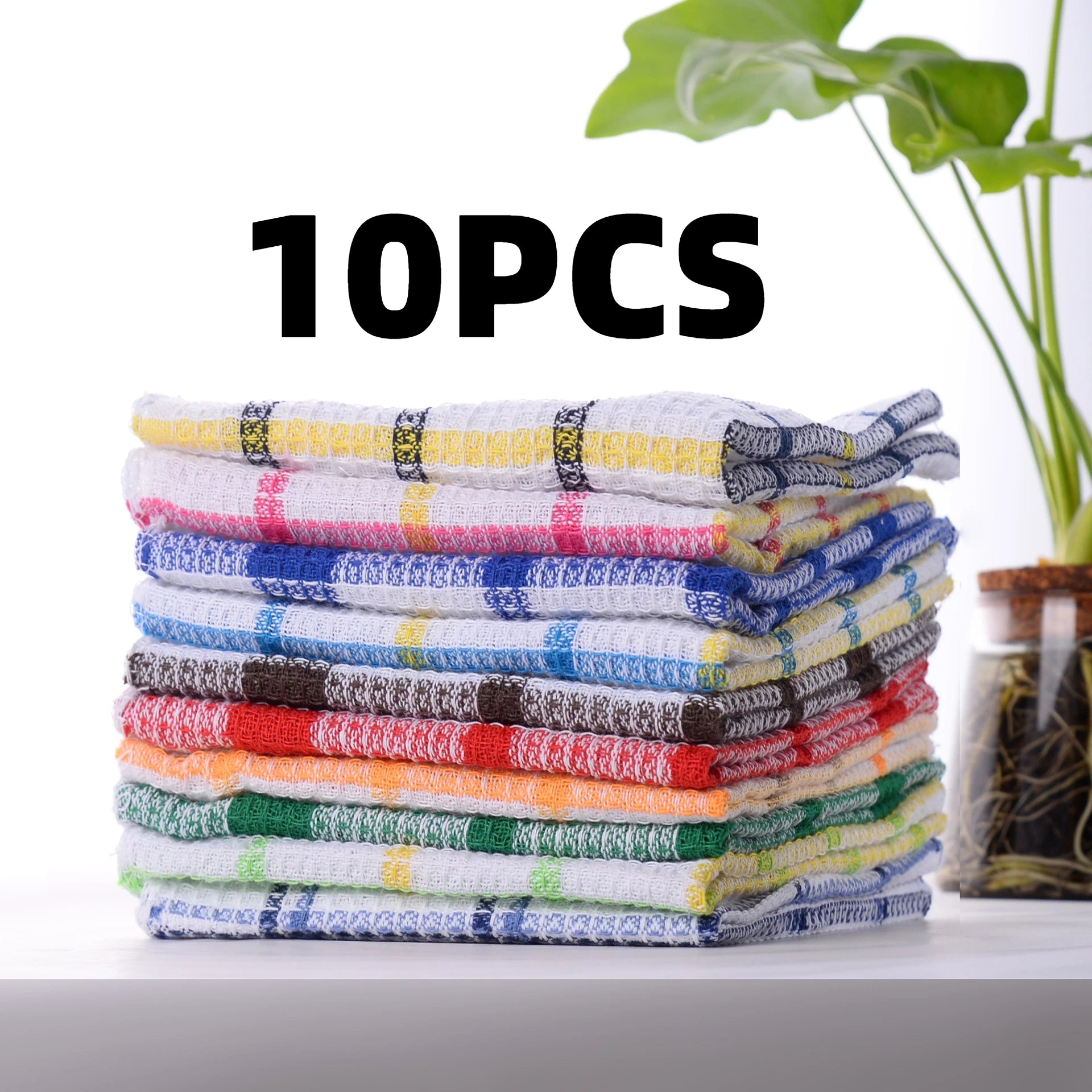 Waffle Weave Kitchen Towels Absorbent Dish Cloths Set for Cleaning - 1
