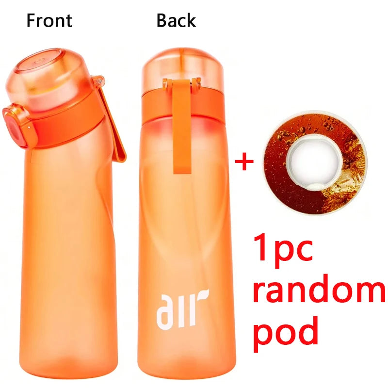 Aromatherapy Sport Water Bottle with Flavor Pods Leak Proof Straw Cup - 17