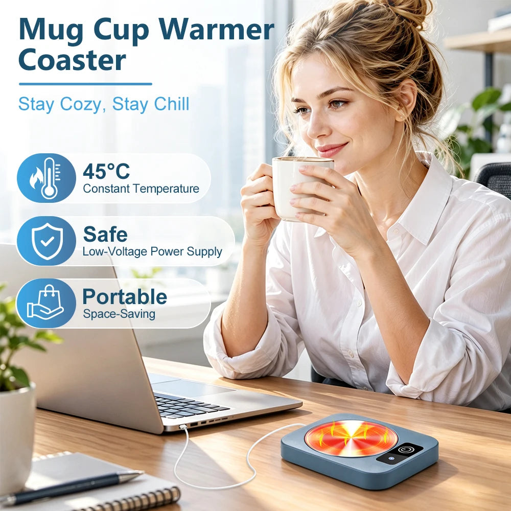 Electric Mug Warmer Coffee Cup Heater Warming Mat